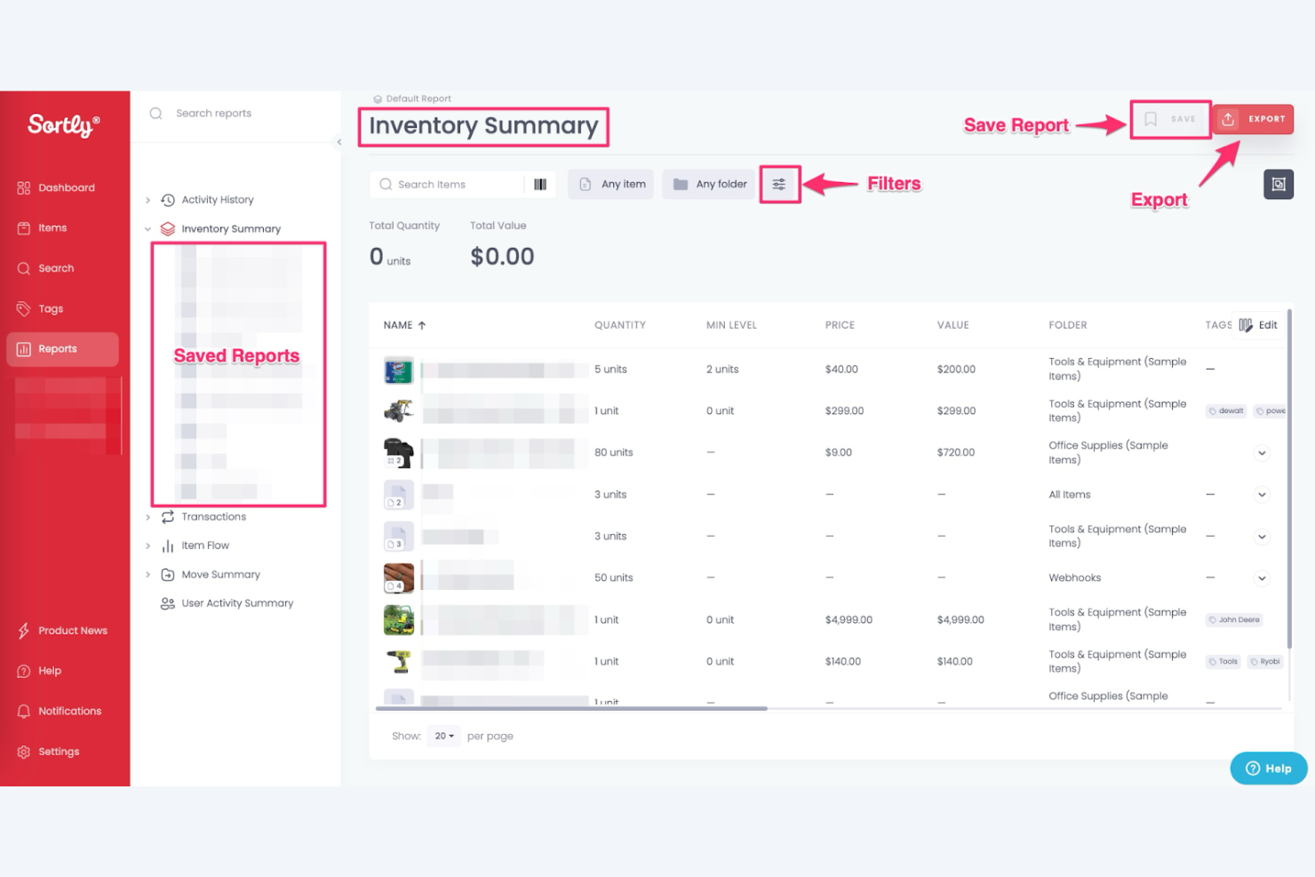 Sortly screenshot - Los 10 Mejores Programas de Gestión de Inventario de Activos para 2026
