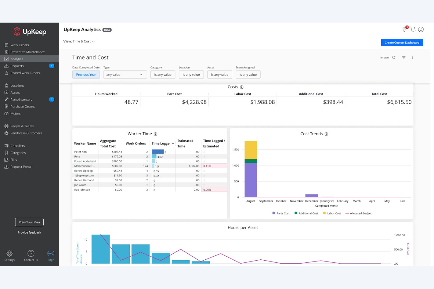 UpKeep screenshot - I 10 Migliori Software per la Gestione dell’Inventario degli Asset per il 2026