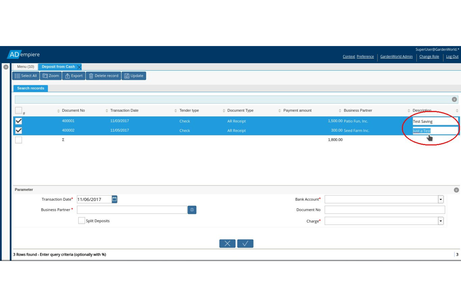 ADempiere screenshot - Los 10 mejores sistemas de gestión de pedidos de código abierto de 2026