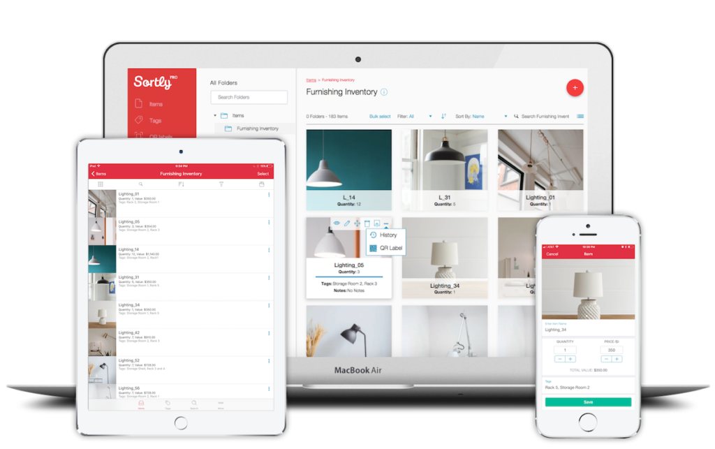 Sortly screenshot - Los 10 mejores programas de gestión de inventario para pequeñas empresas en 2026