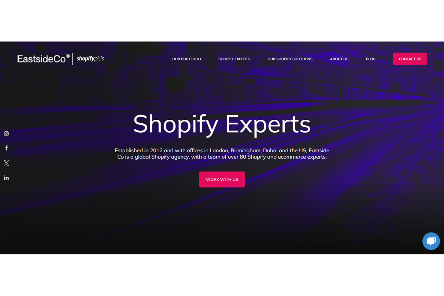 Eastside Co screenshot - 10 Mejores Expertos en Marketing de Shopify para Contratar en 2026