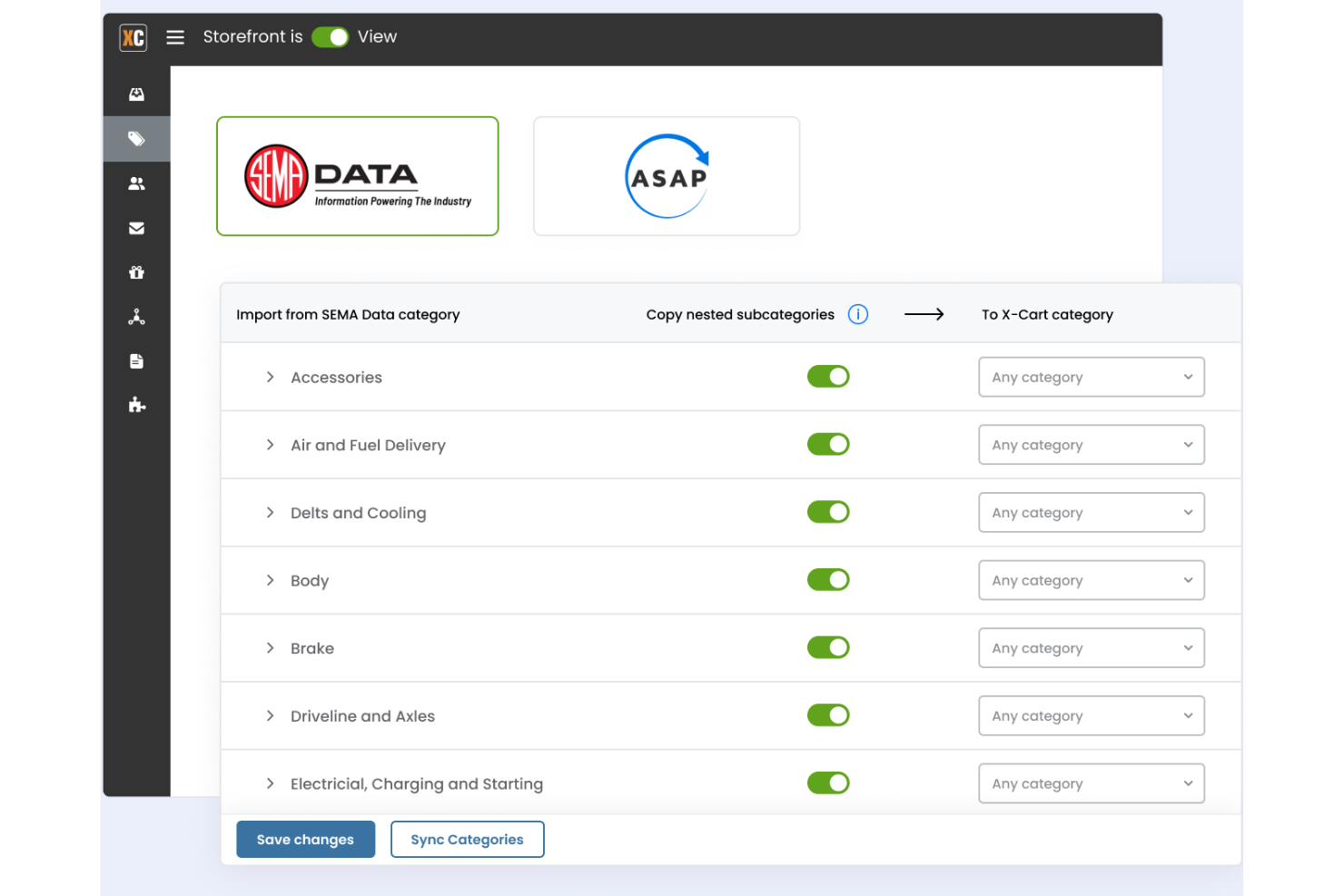 X-Cart Automotive screenshot - Le 10 Migliori Piattaforme Ecommerce per Ricambi Auto del 2026