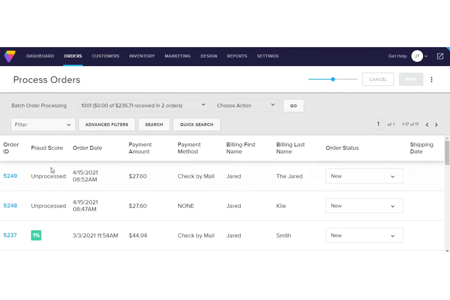 Volusion screenshot - Le 10 Migliori Piattaforme Ecommerce per Produttori nel 2026
