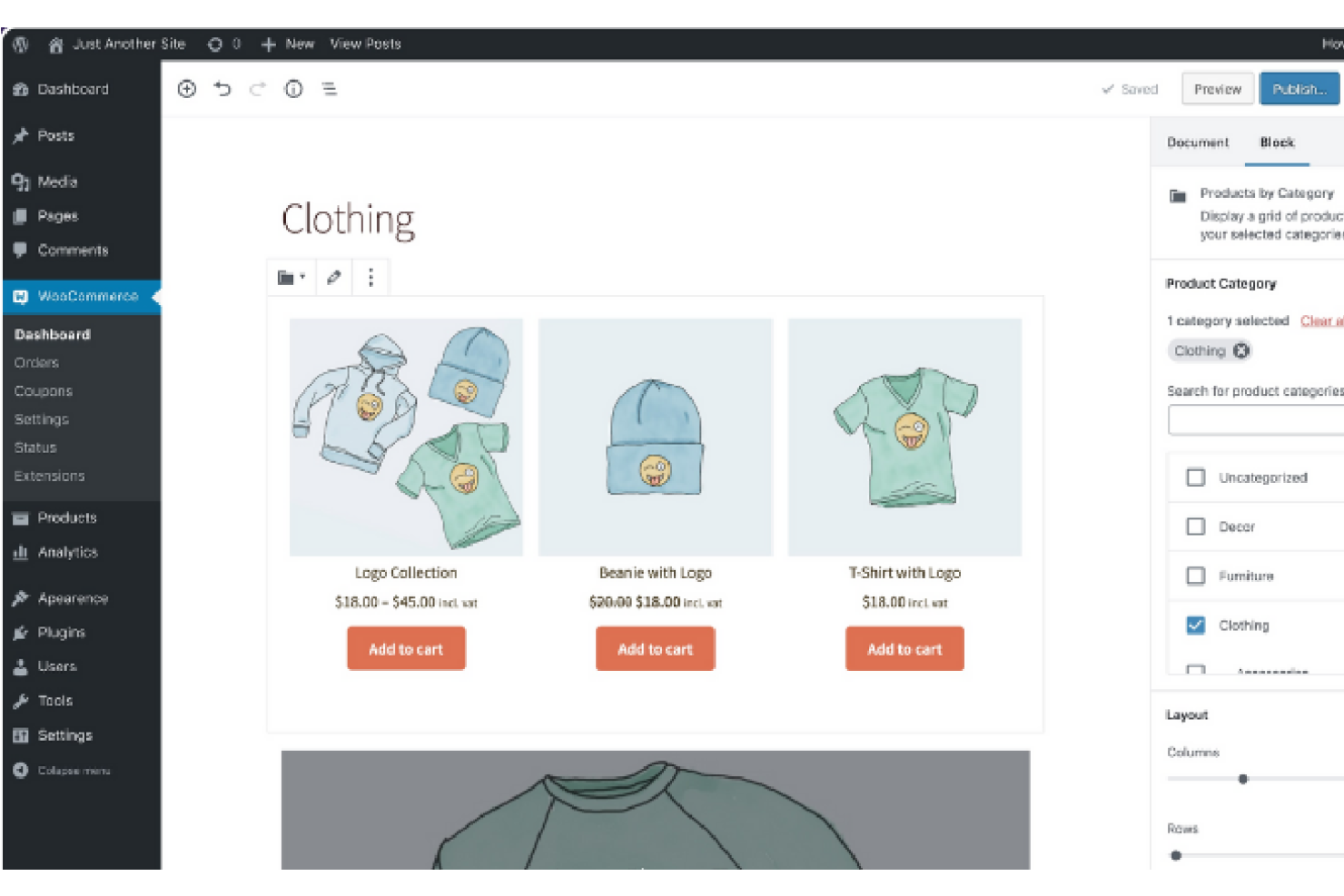 WooCommerce screenshot - 10 migliori piattaforme e-commerce per la stampa su richiesta nel 2026