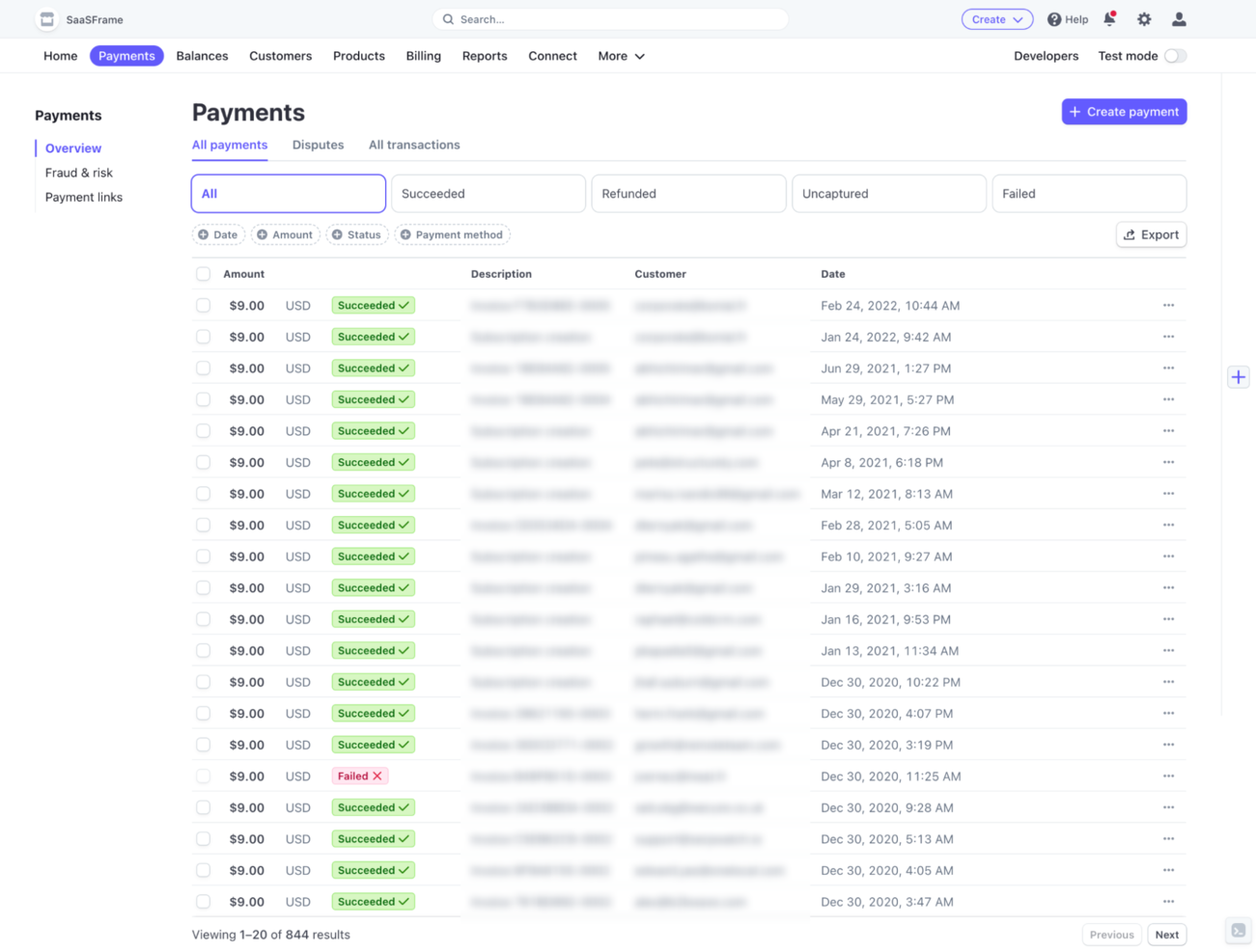 Stripe screenshot - 10 mejores programas para procesar tarjetas de crédito en 2026