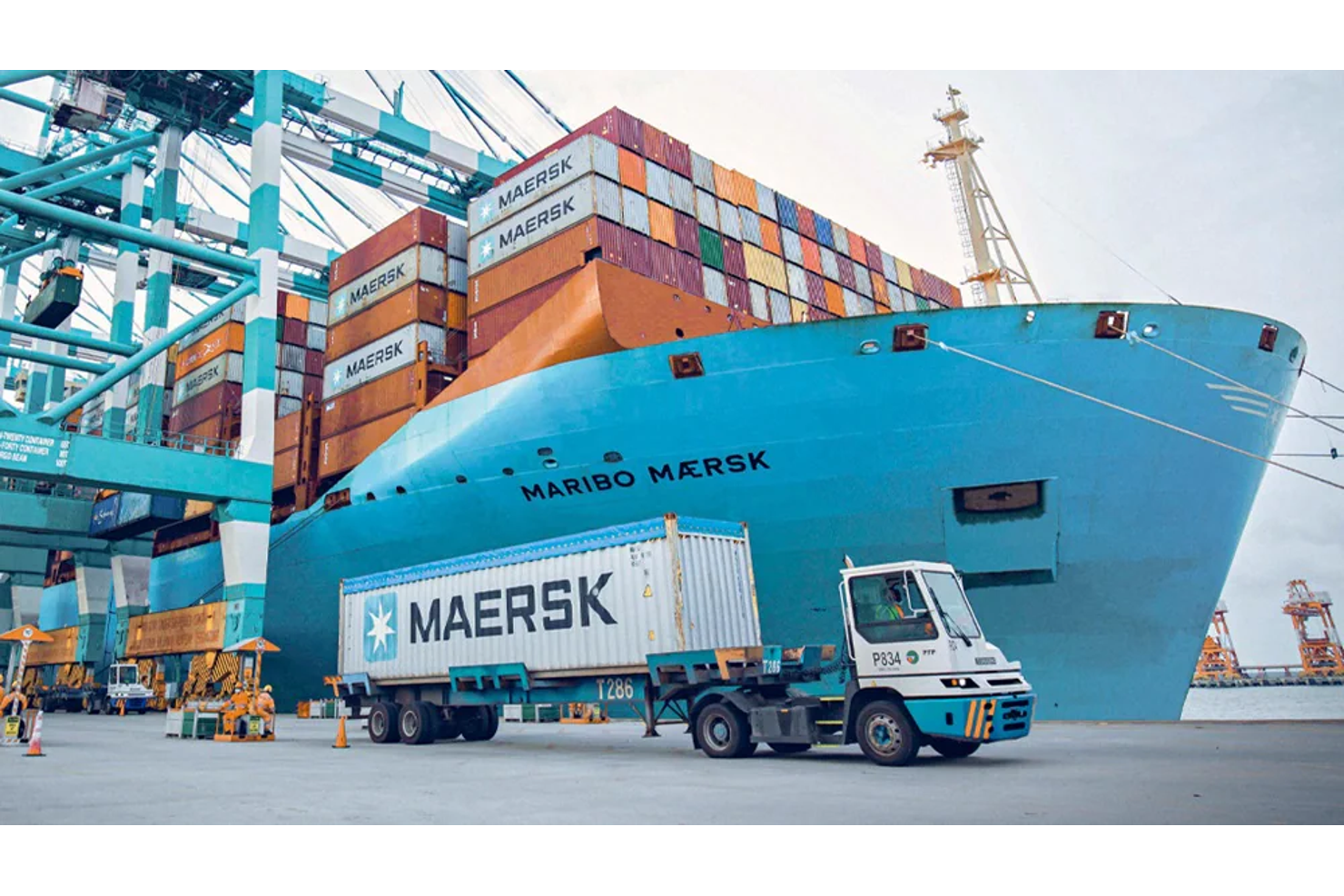 Maersk Logistics screenshot - 10 Mejores Empresas 3PL para Comercio Electrónico en 2026