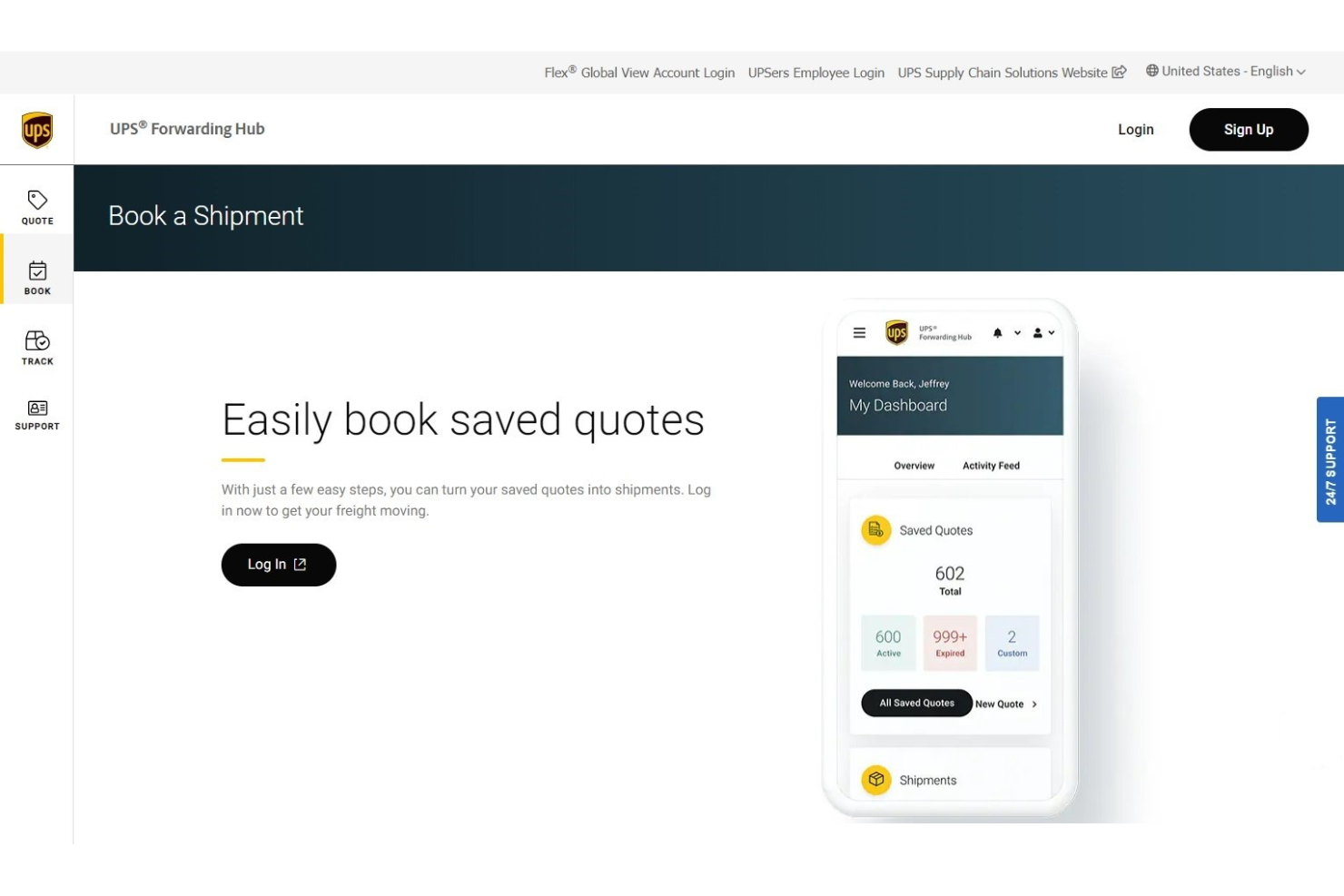 UPS Supply Chain Solutions screenshot - 10 Migliori aziende 3PL per l’ecommerce nel 2026