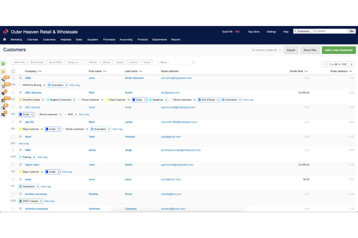 Brightpearl screenshot - Los 10 Mejores Software de Gestión Minorista para 2026