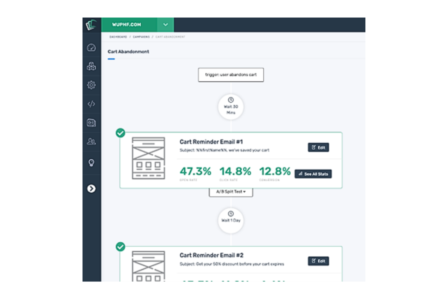 CartStack screenshot - I 10 migliori software per il recupero dei carrelli abbandonati nel 2026