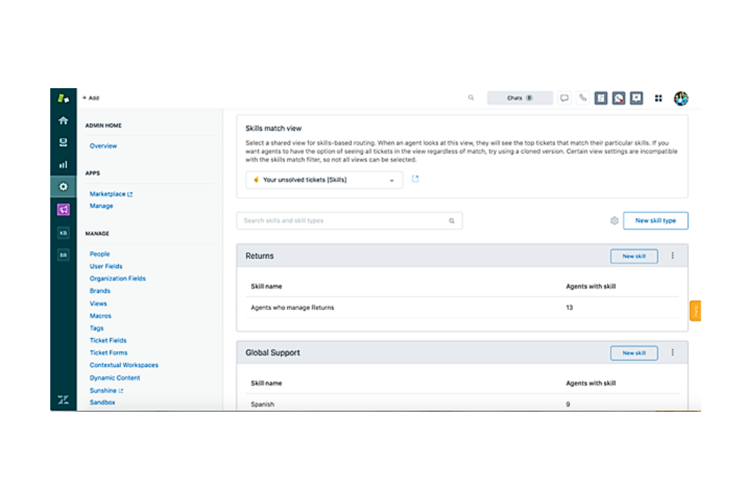 Zendesk screenshot - 10 Mejores Software de Atención al Cliente para Comercio Electrónico en 2026