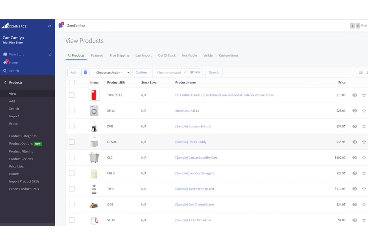 BigCommerce screenshot - 10 Mejores Plataformas de Comercio Electrónico Baratas para PYMEs en 2026