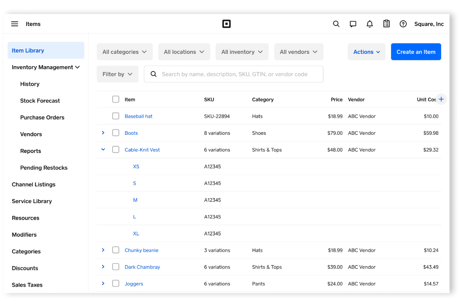 Square for Retail screenshot - 10 Mejores Software de Gestión Minorista para 2026