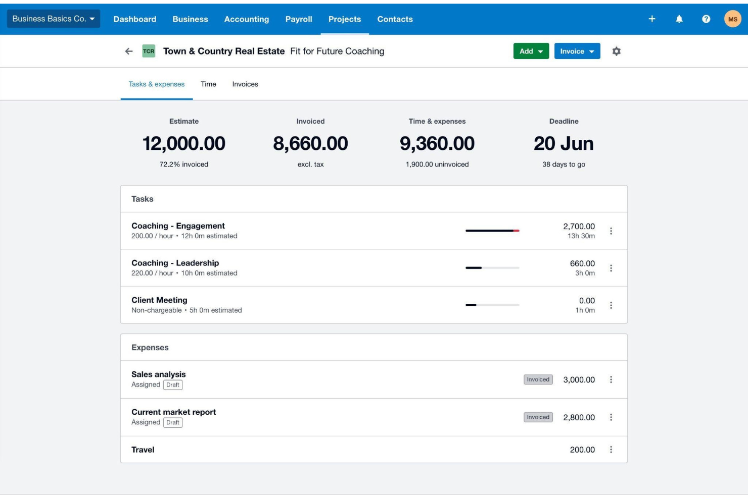 Xero screenshot - I 10 migliori software di contabilità per ecommerce nel 2026