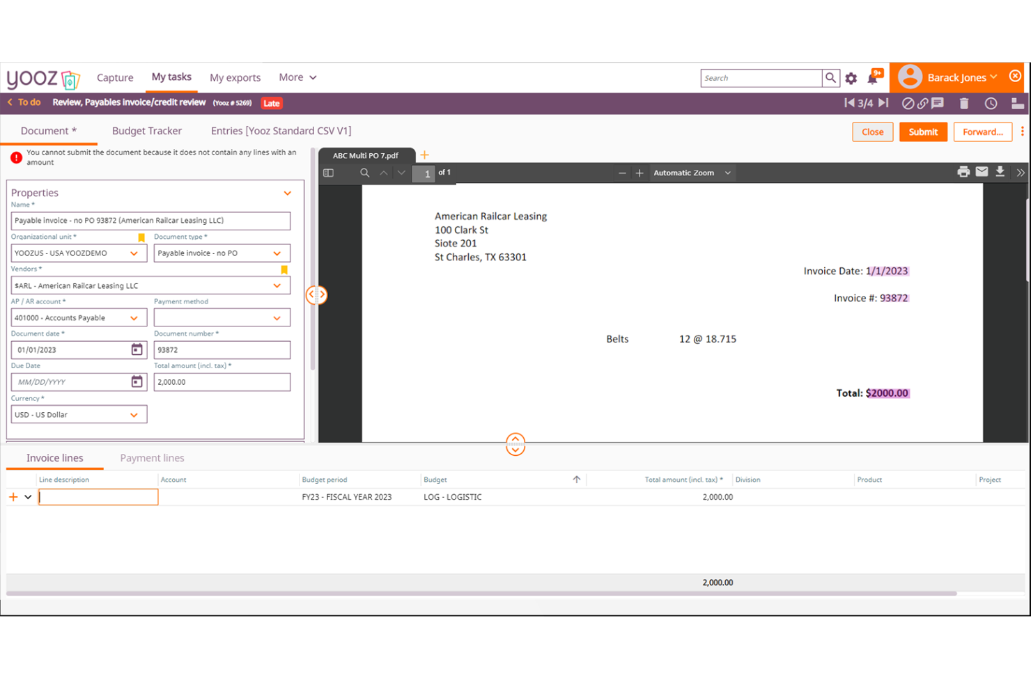 Yooz screenshot - Los 10 Mejores Software de Contabilidad para Ecommerce en 2026
