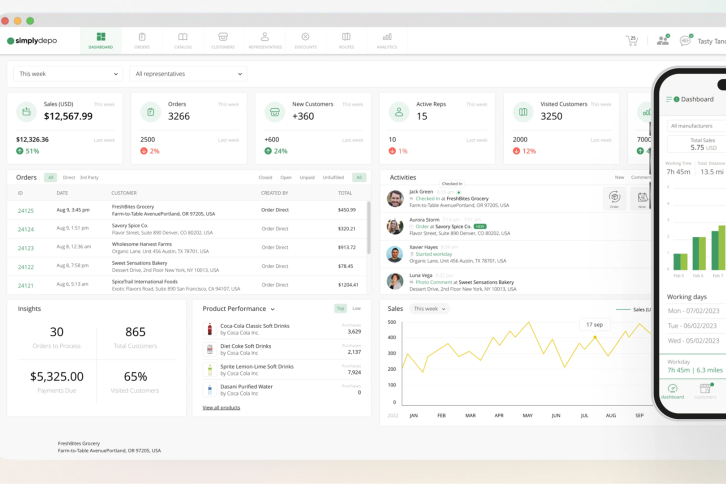 SimplyDepo screenshot - Los 10 mejores software de gestión de inventario para comercio electrónico en 2026