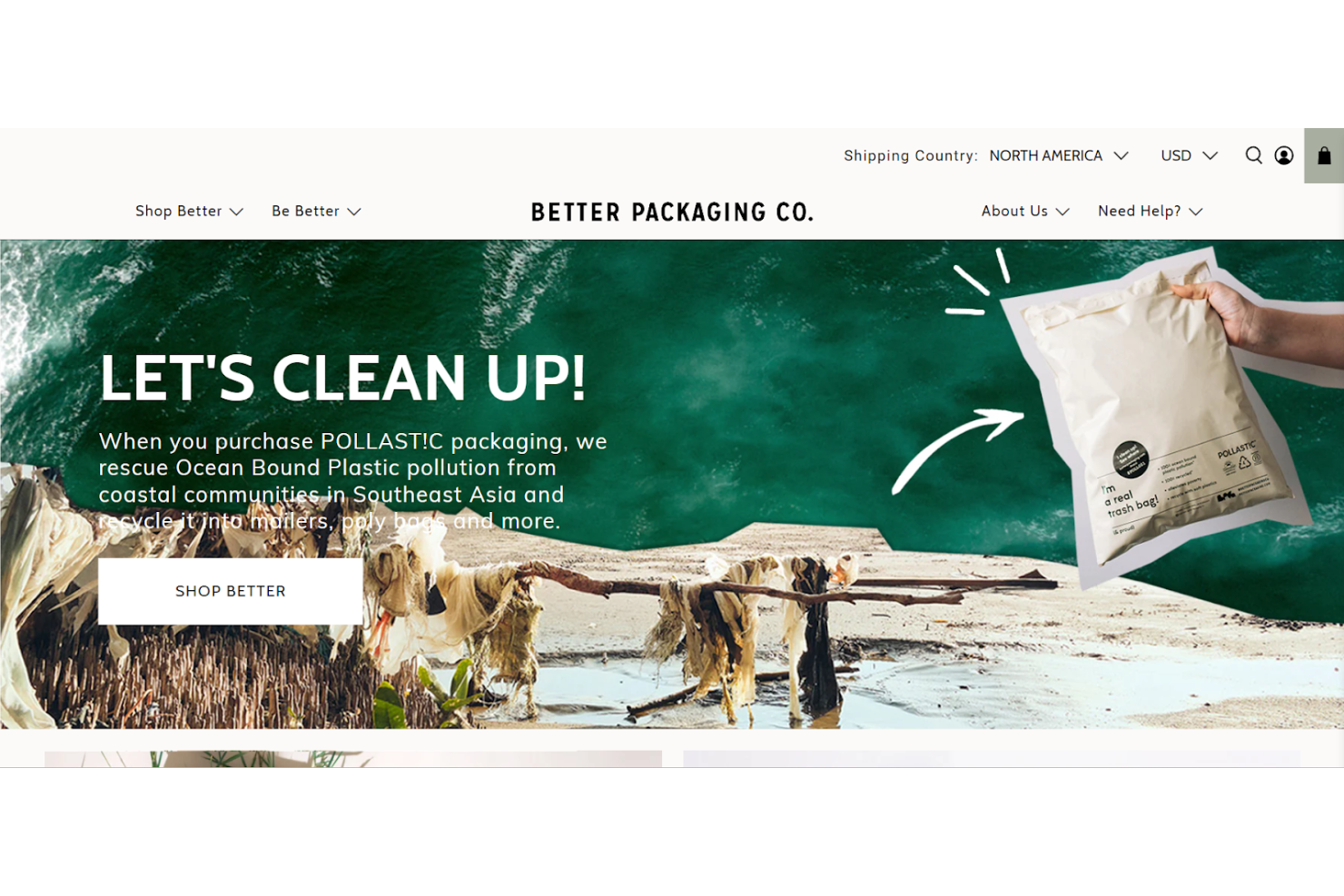 The Better Packaging Co. screenshot - 10 migliori produttori di imballaggi sostenibili nel 2026