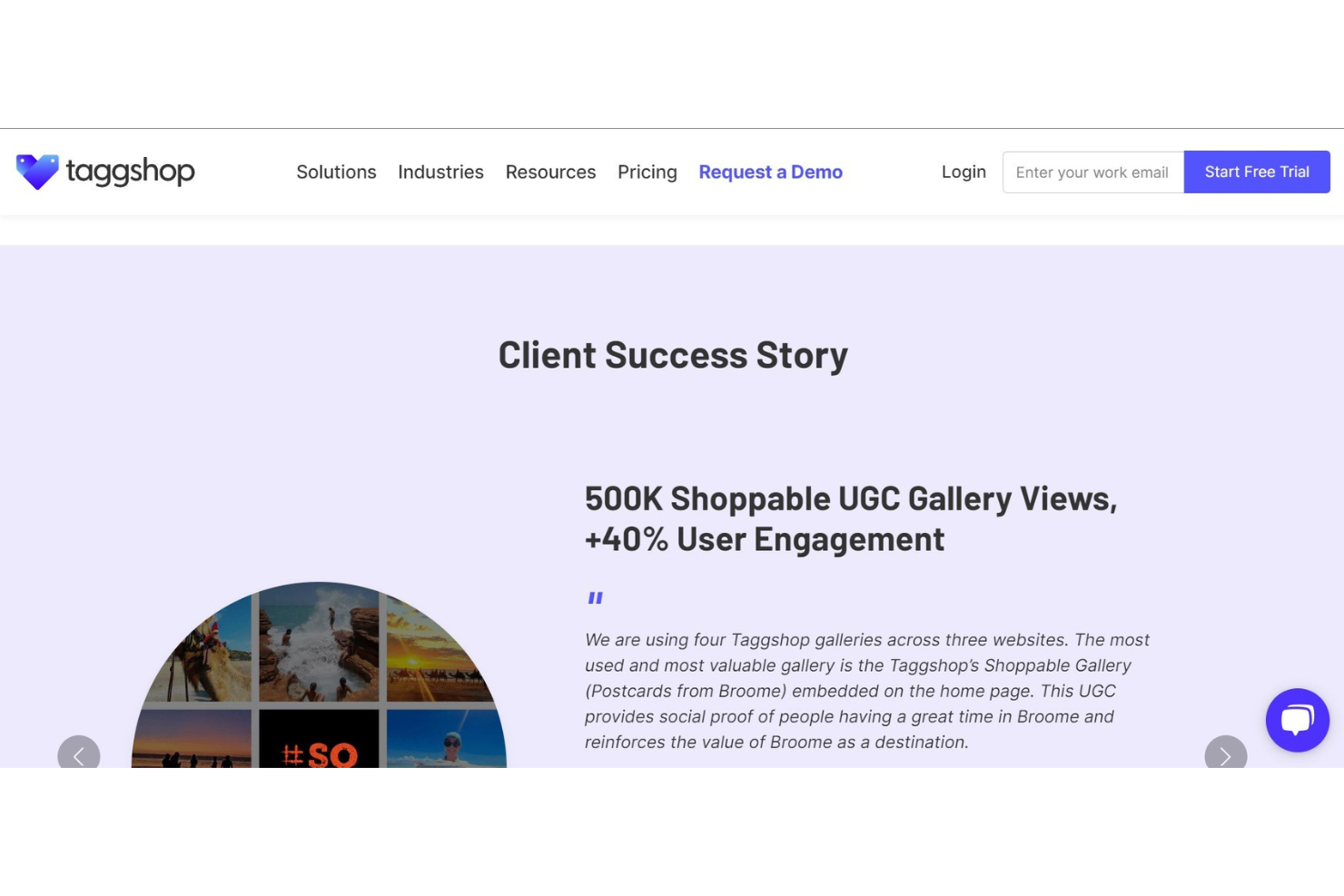 Tagshop screenshot - Le 10 Migliori Piattaforme di Social Commerce per Vendere nel 2026