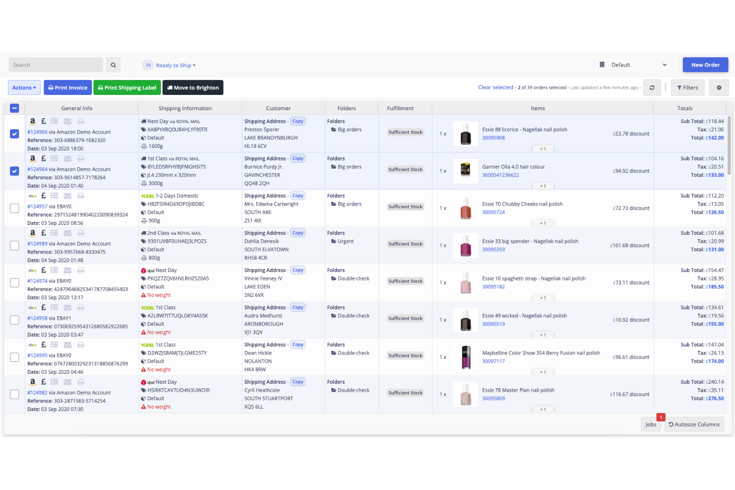 Linnworks screenshot - 10 Mejores Plataformas de Comercio Omnicanal para 2026