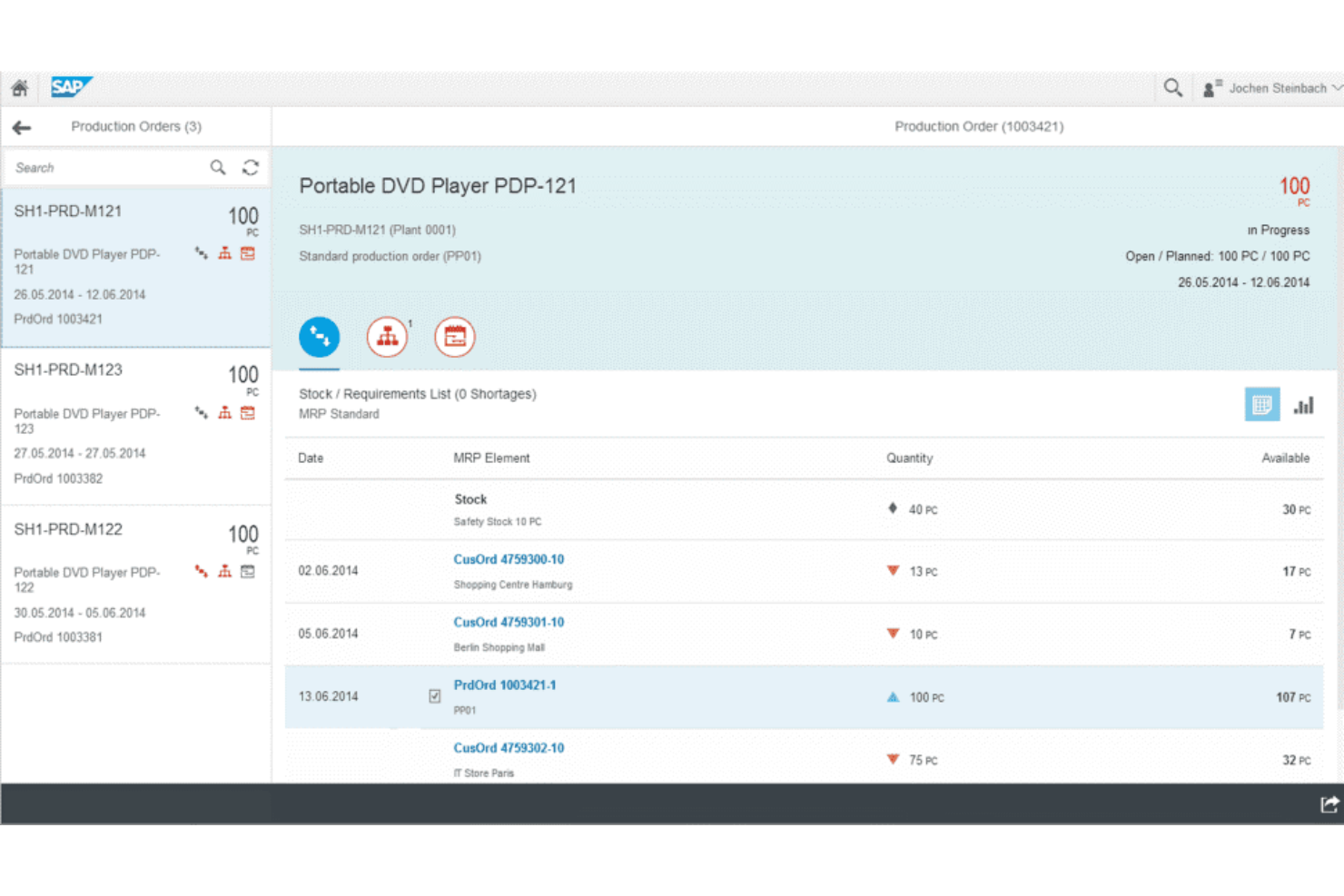 SAP screenshot - I 10 migliori software ERP per il commercio elettronico nel 2026