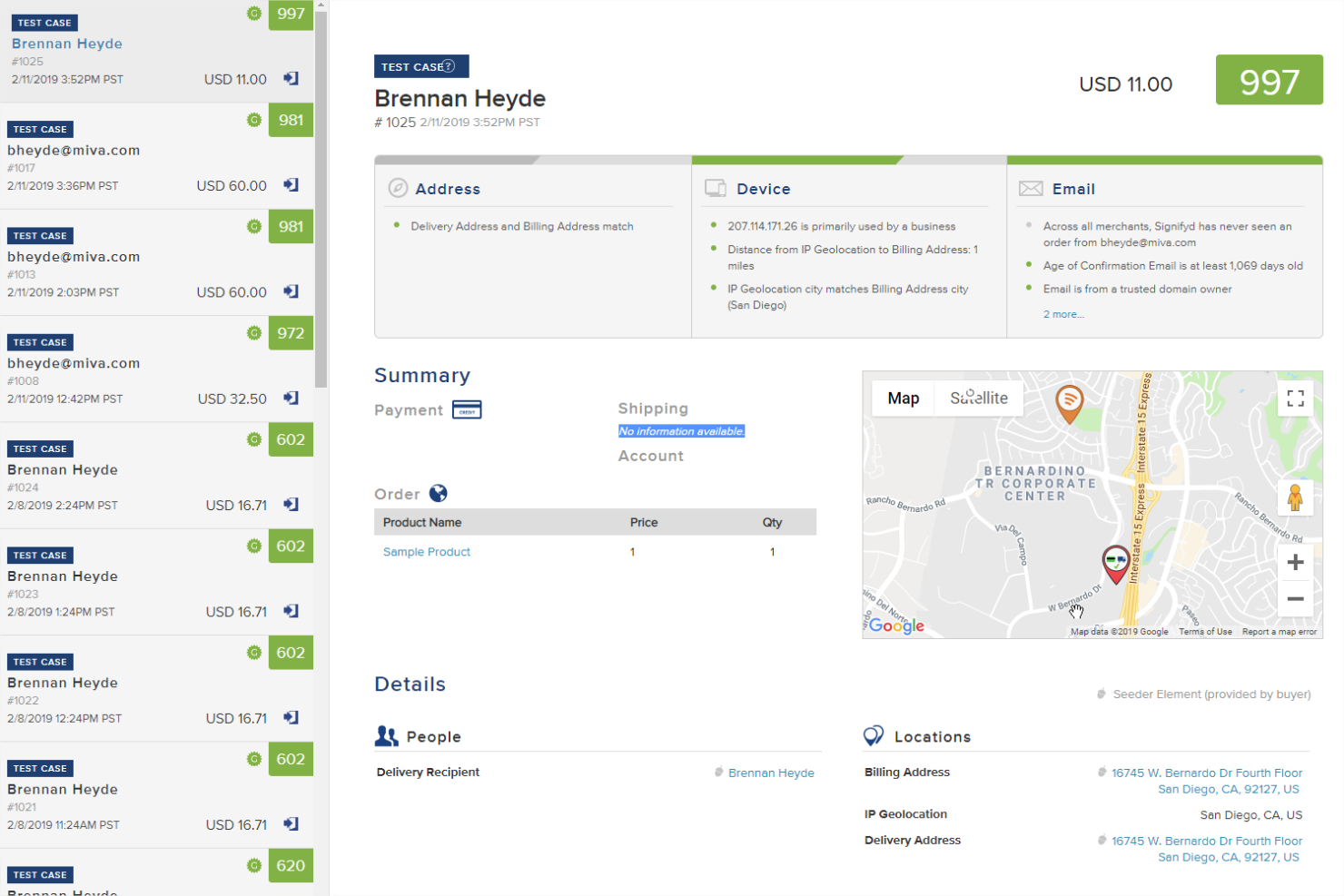 Signifyd screenshot - I 10 migliori software per la prevenzione delle frodi nell’ecommerce nel 2026