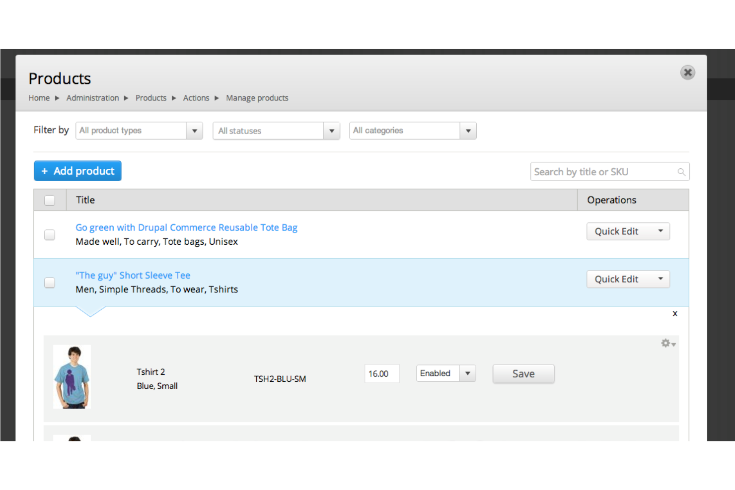 Drupal Commerce screenshot - Le 10 Migliori Piattaforme WMS Open Source per il 2026