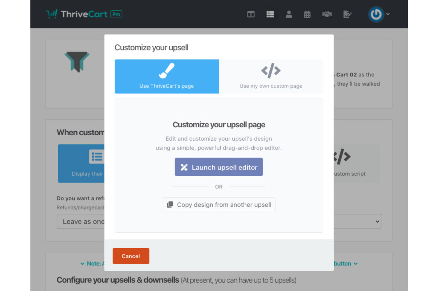 ThriveCart screenshot - Le 10 migliori soluzioni per il carrello degli acquisti per il 2026