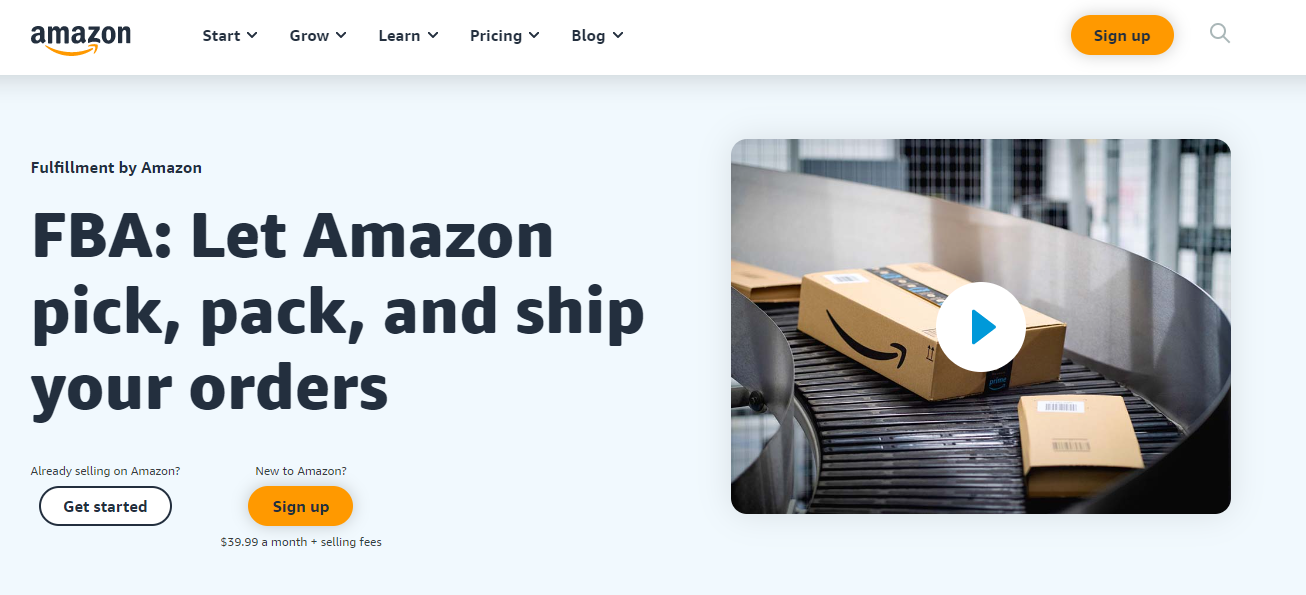 Fulfillment by Amazon screenshot - Los 10 Mejores Software de Gestión de Pedidos Clasificados para 2026
