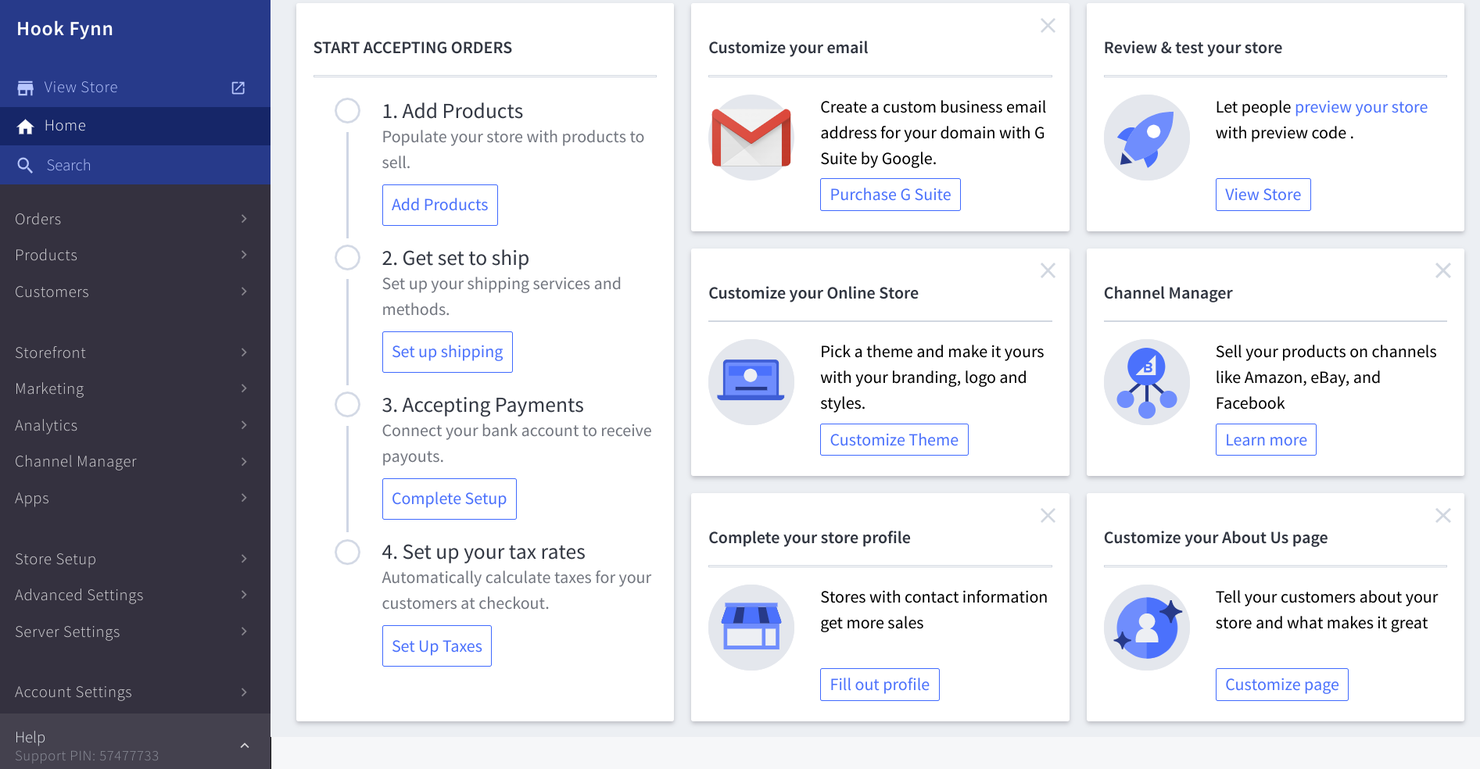 BigCommerce screenshot - 10 Mejores Alternativas a Shopify para Tiendas de Comercio Electrónico en 2026