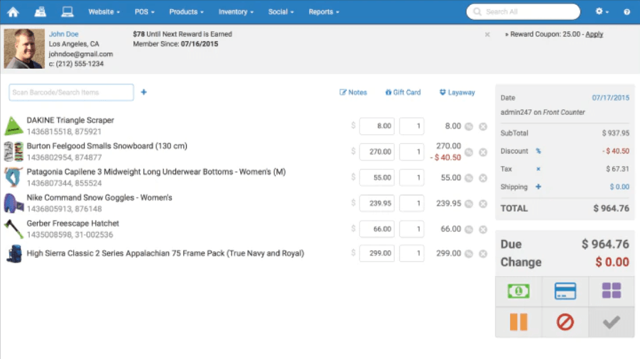 Rain screenshot - Le 10 Migliori Piattaforme Software per le Operazioni di Vendita al Dettaglio del 2026