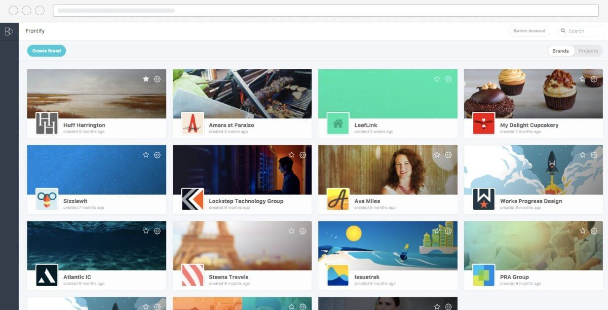 Frontify screenshot - Le 10 migliori soluzioni MRM per il marketing ecommerce nel 2026