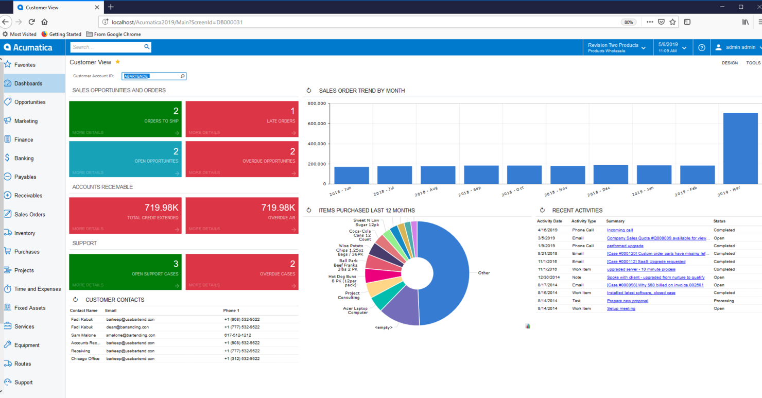Acumatica screenshot - Los 10 Mejores Software de Gestión de Almacenes para 2026