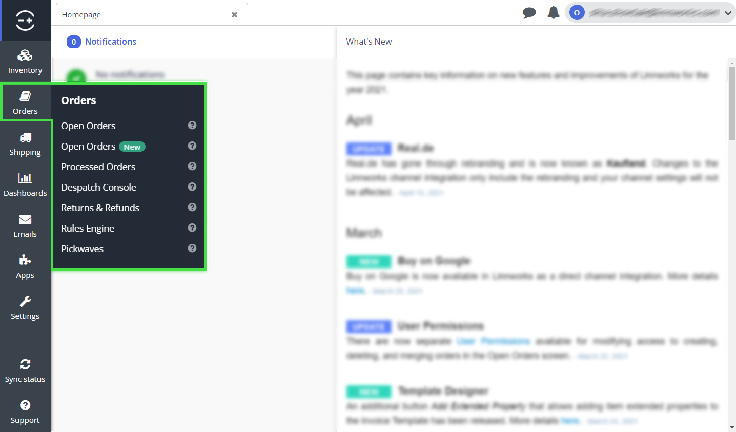 Linnworks screenshot - 10 Migliori Servizi di Logistica per Ecommerce per 2026
