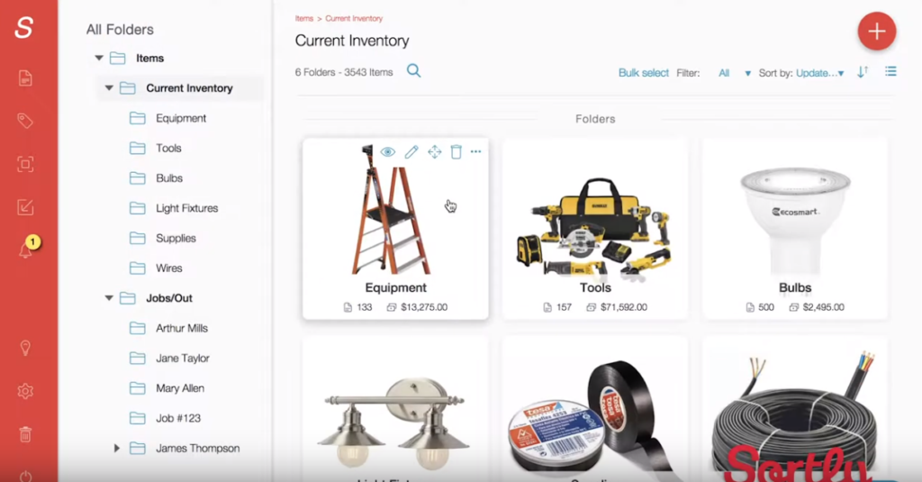 Sortly screenshot - 10 Migliori Software Gratuito di Gestione Magazzino per PMI nel 2026