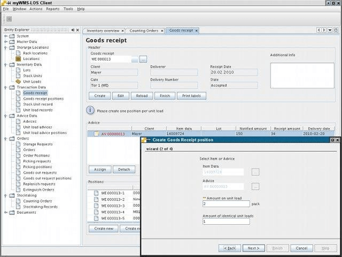 myWMS screenshot - I 10 migliori software gratuiti per la gestione del magazzino nel 2026