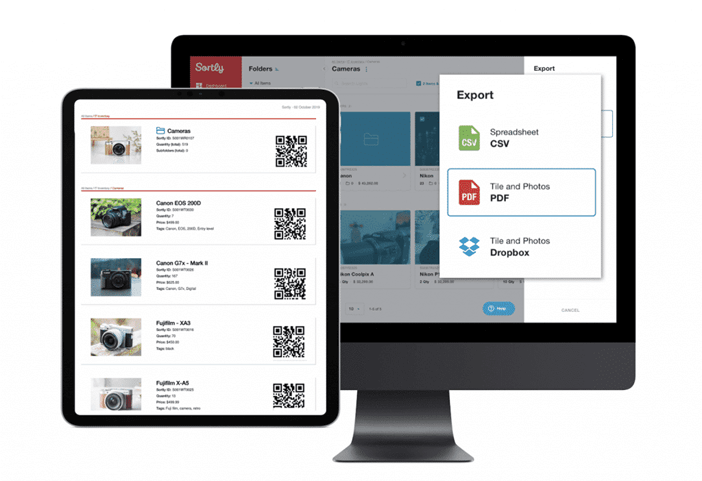 Sortly screenshot - I 10 migliori software gratuiti per la gestione del magazzino nel 2026
