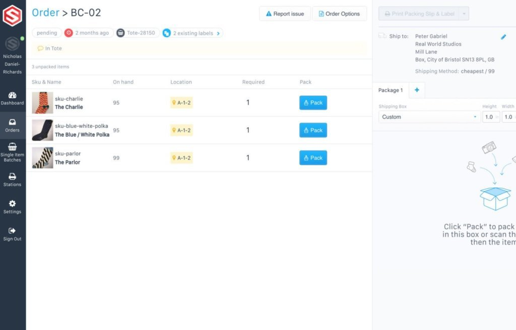 ShipHero screenshot - 10 migliori aziende di spedizioni per il commercio elettronico per il 2026