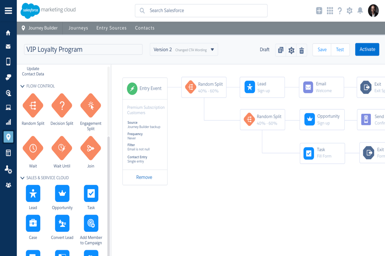 Salesforce CRM screenshot - 10 Mejores Herramientas de Marketing para Ecommerce para Crecer en 2026