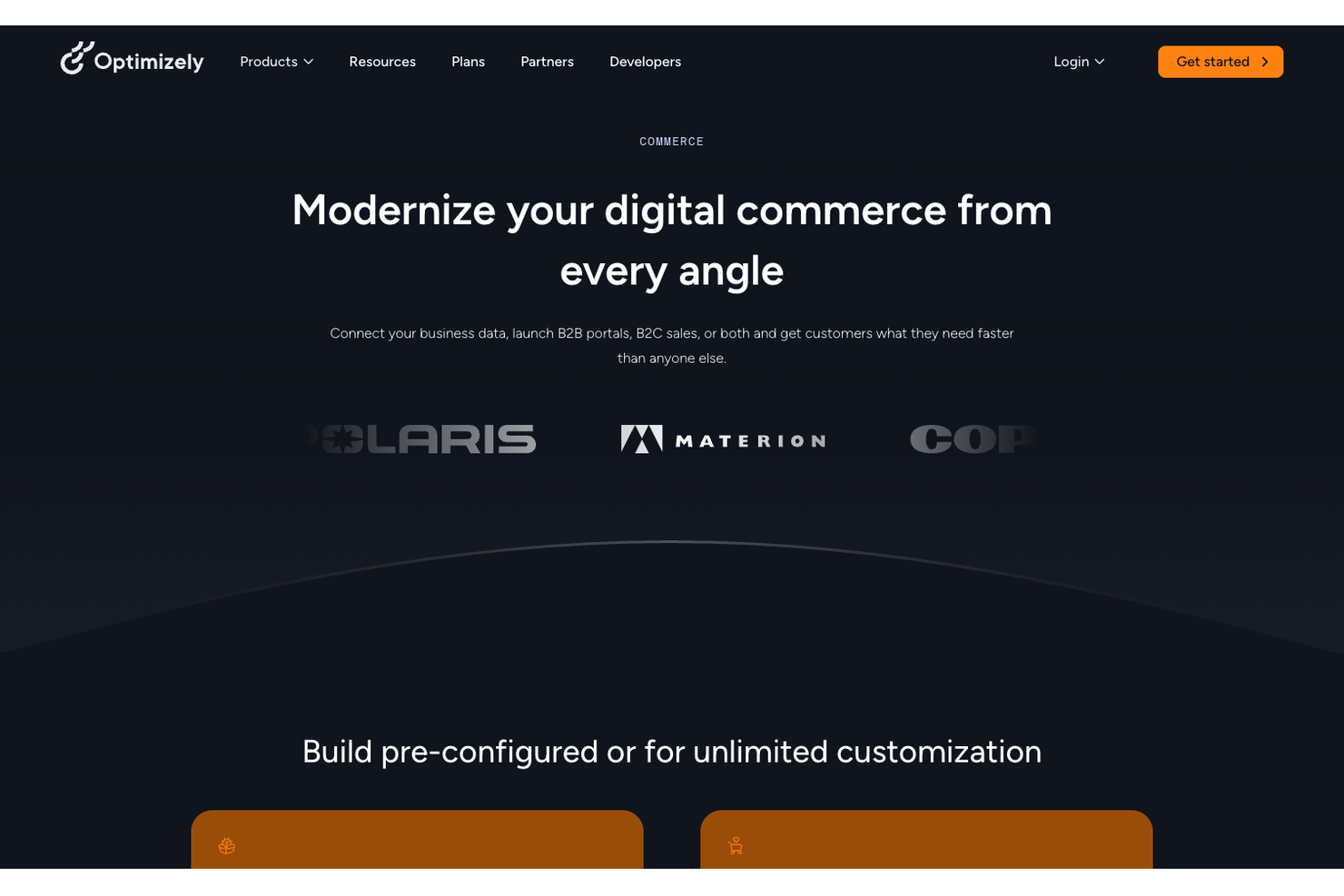 Episerver screenshot - Las 10 Mejores Plataformas de Comercio Electrónico B2B Para 2026