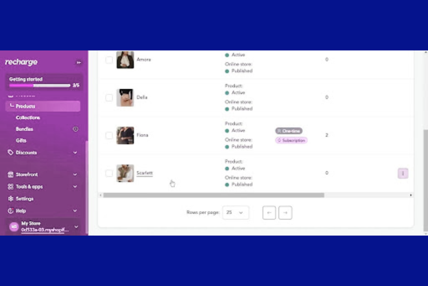 Recharge screenshot - Los 10 mejores programas empresariales de gestión de suscripciones de 2026