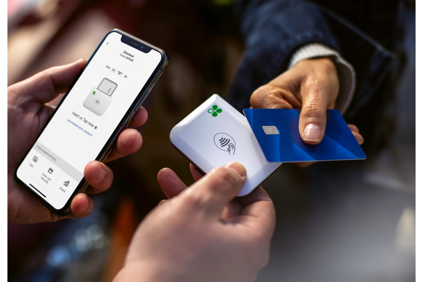 Clover Go screenshot - Le 10 migliori lettori di carte di credito per iPhone nel 2026