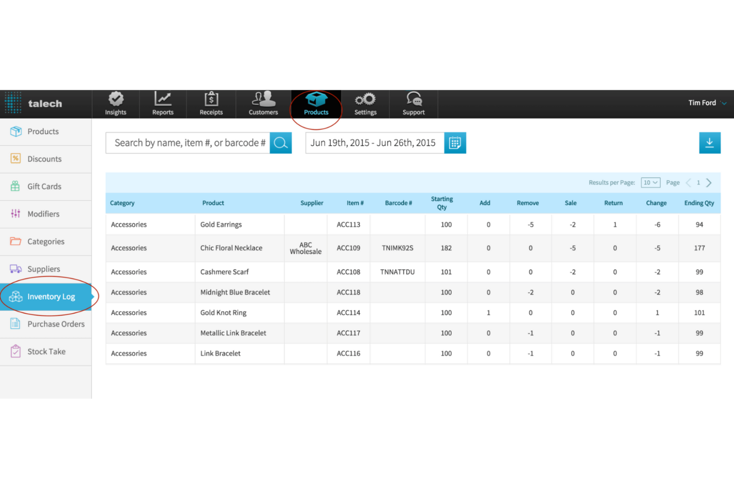 talech screenshot - 10 mejores alternativas a Shopify POS, clasificadas para 2026