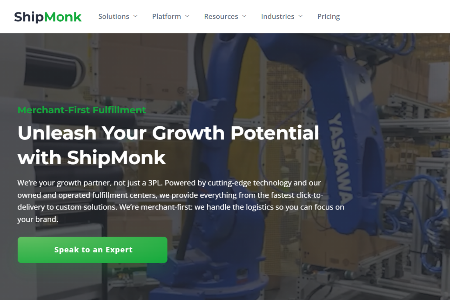 ShipMonk screenshot - 10 Mejores servicios de procesamiento de pedidos para 2026