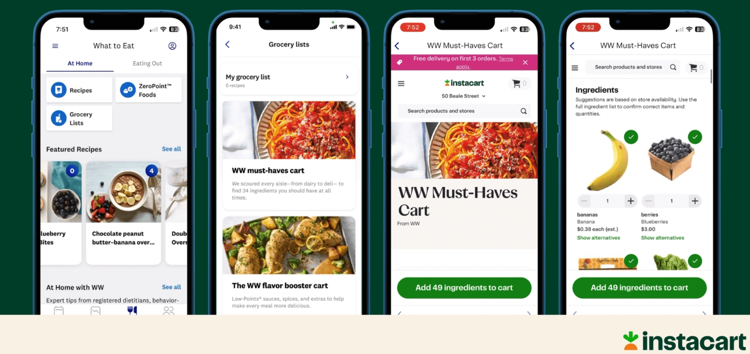 Instacart Storefront screenshot - 29 Migliori Piattaforme di Ecommerce Alimentare per il 2026
