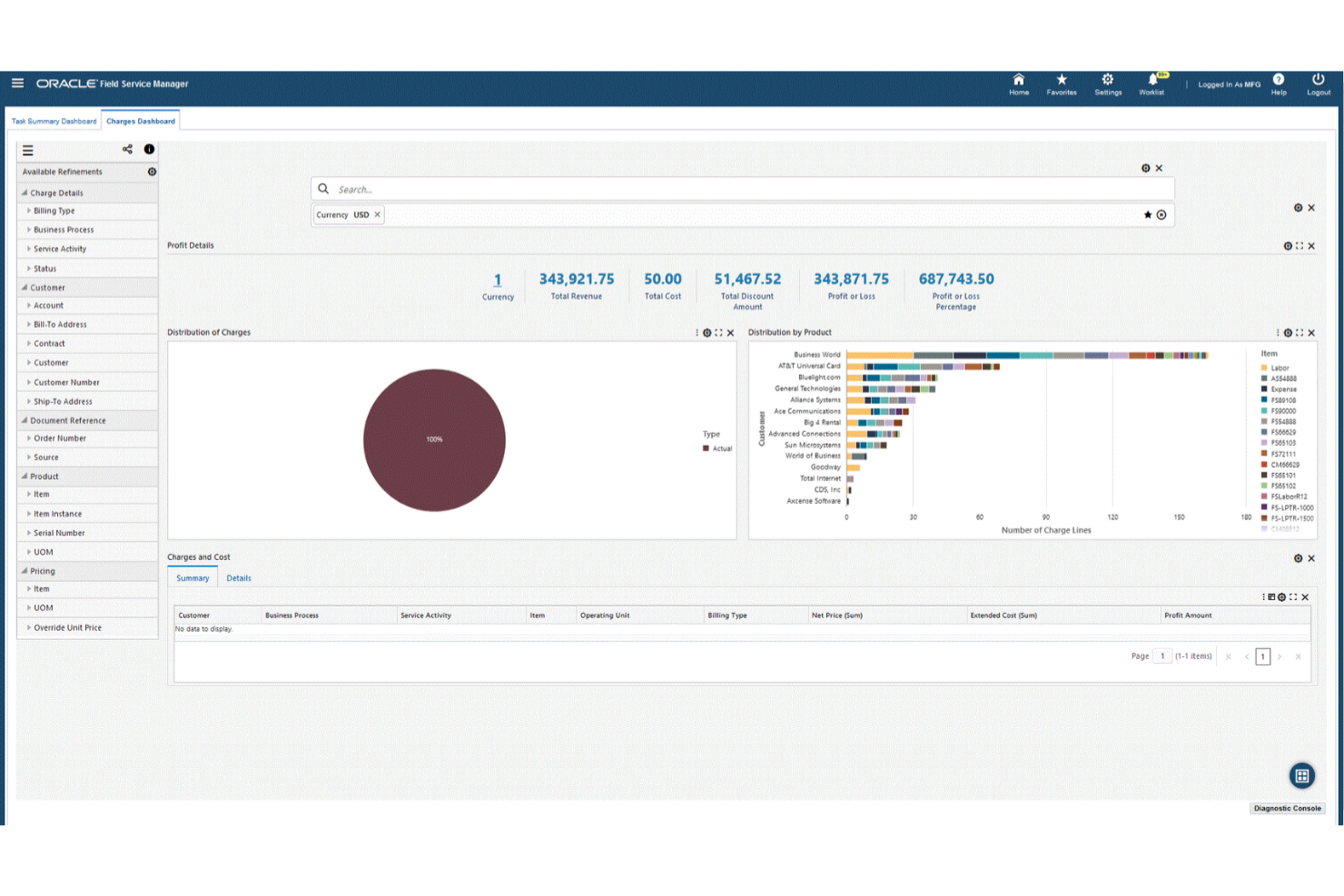 Oracle Field Service screenshot - 10 Mejores Alternativas a Jobber Revisadas en 2026