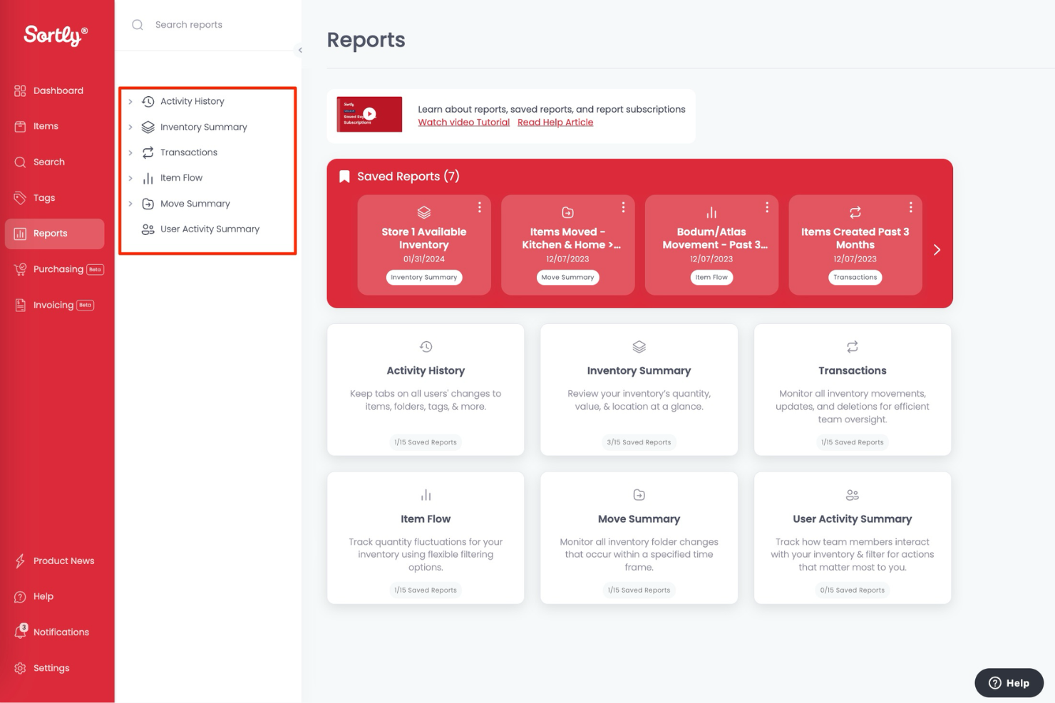 Sortly screenshot - Le 10 migliori alternative a Linnworks recensite nel 2026