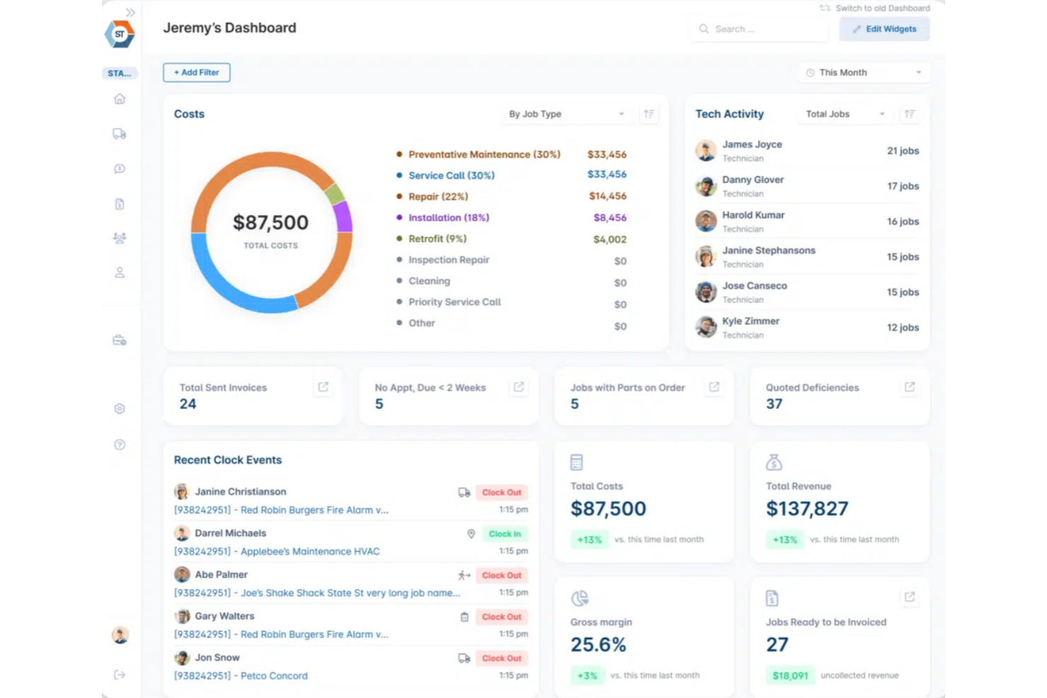 ServiceTrade screenshot - 10 Mejores Alternativas a Jobber Revisadas en 2026