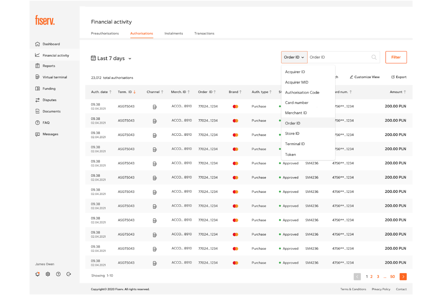 Fiserv screenshot - Le 10 migliori soluzioni software per la gestione delle controversie recensite nel 2026