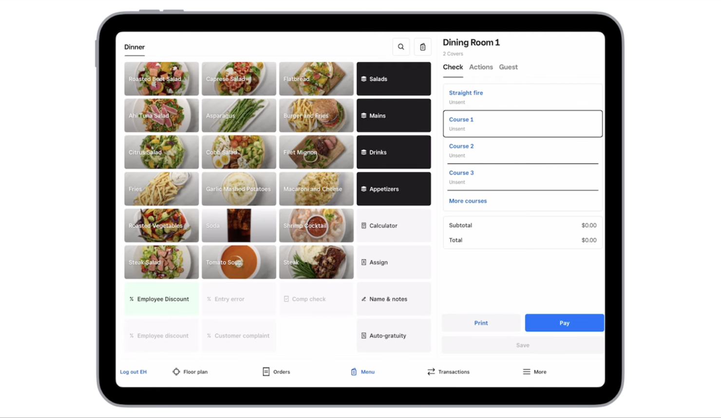 Square screenshot - Los 10 mejores programas de gestión de inventario para restaurantes analizados en 2026