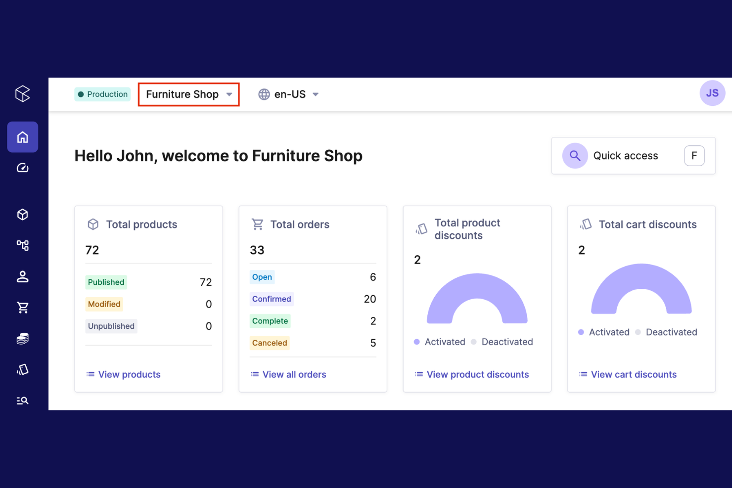 commercetools screenshot - Le 10 migliori piattaforme software di ecommerce mobile nel 2026