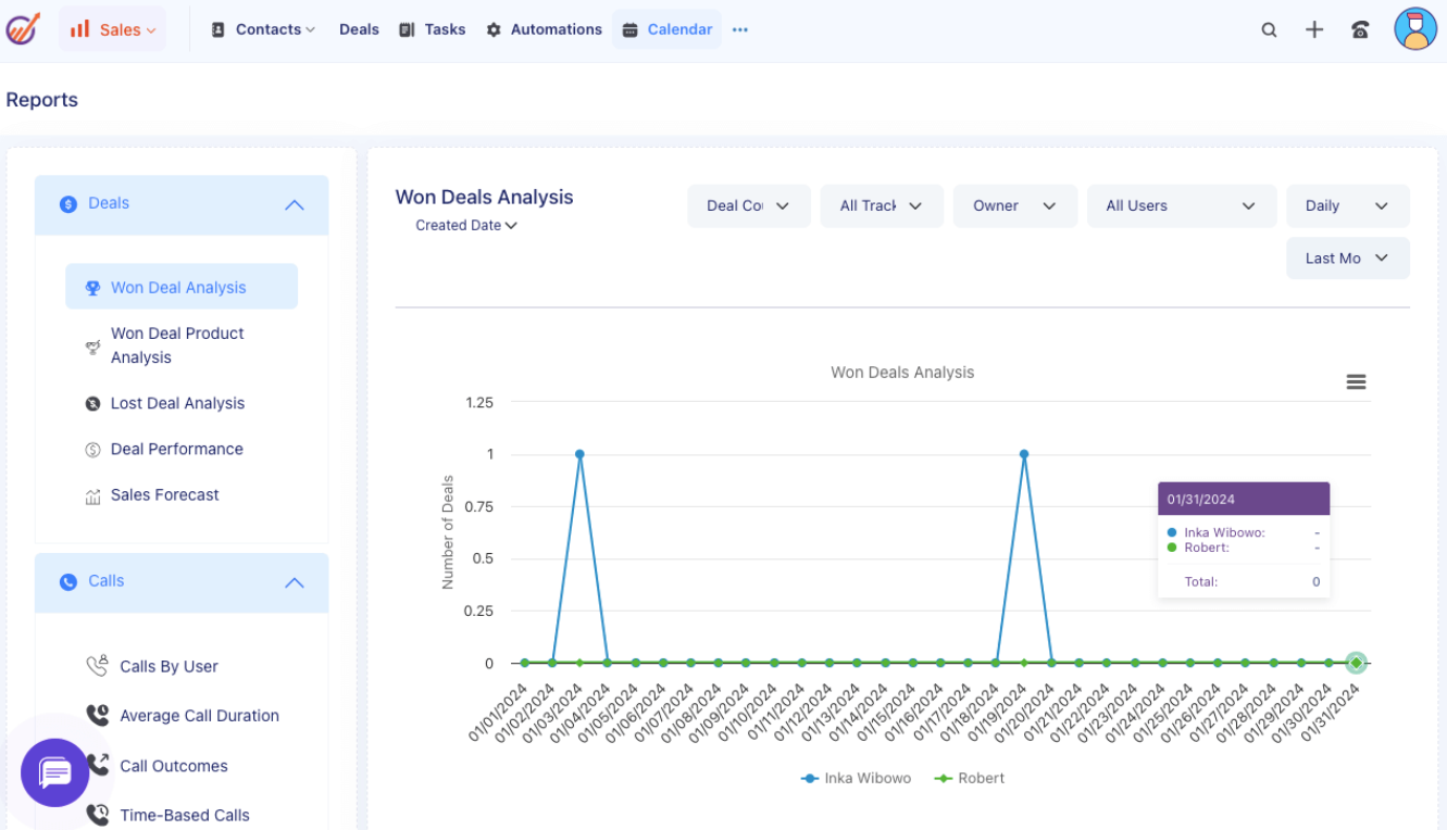 EngageBay screenshot - 10 mejores herramientas de automatización para ecommerce clasificadas para 2026